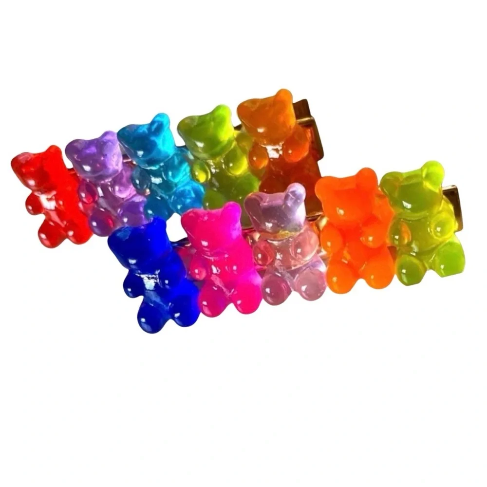 BARRETTES: Gummy Bear, NIP
